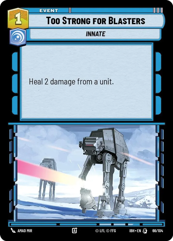 Too Strong for Blasters