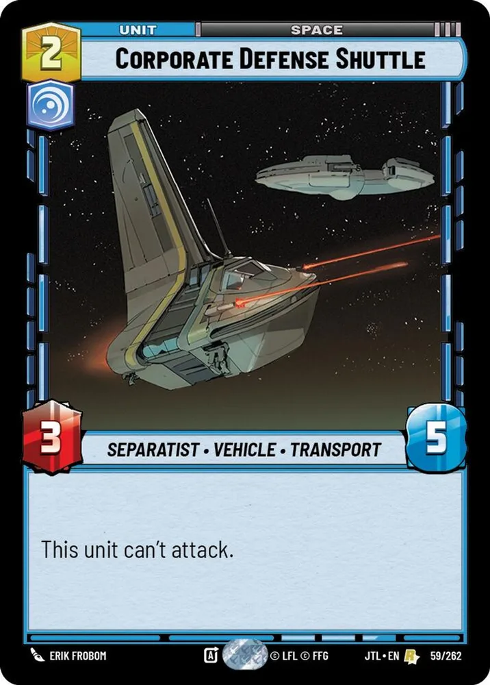 Corporate Defense Shuttle