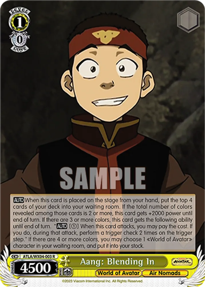 Aang: Blending In