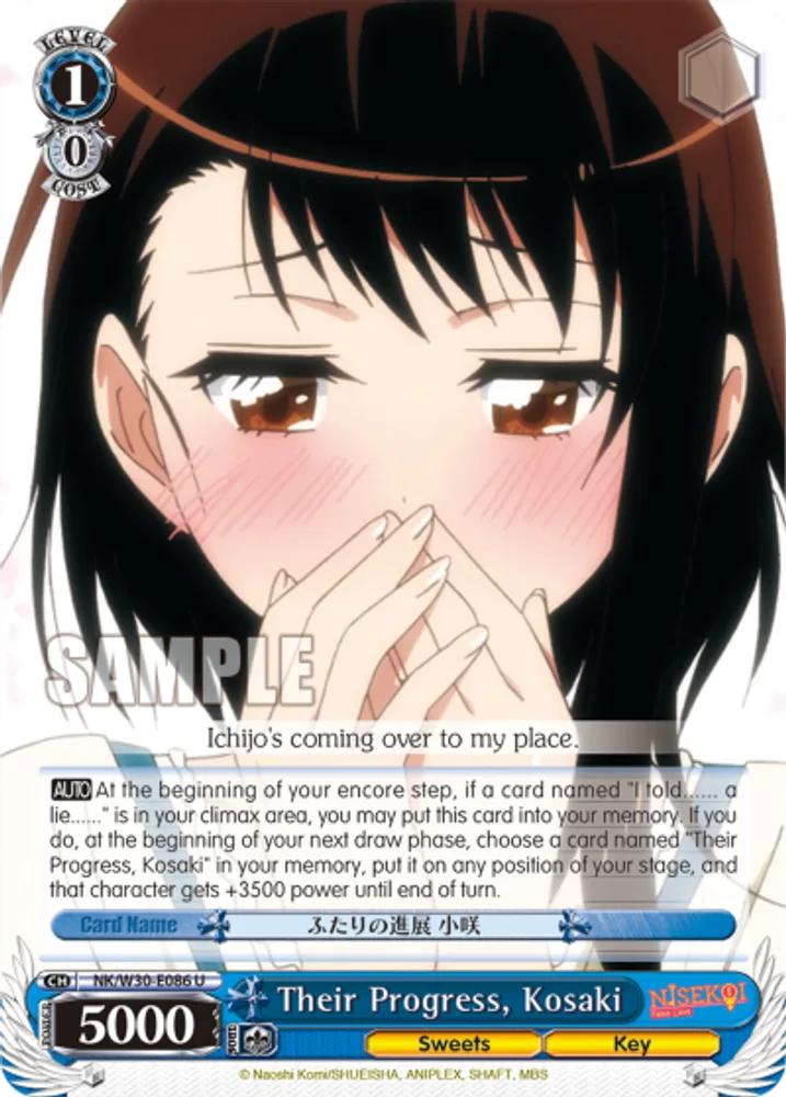 Their Progress, Kosaki