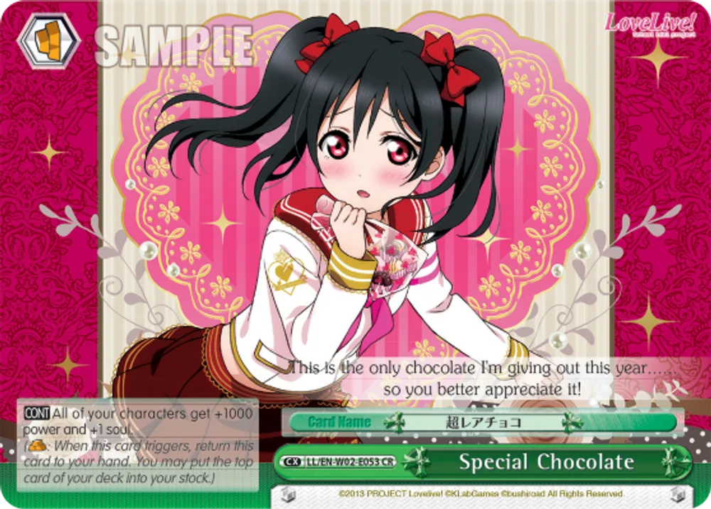 Special Chocolate