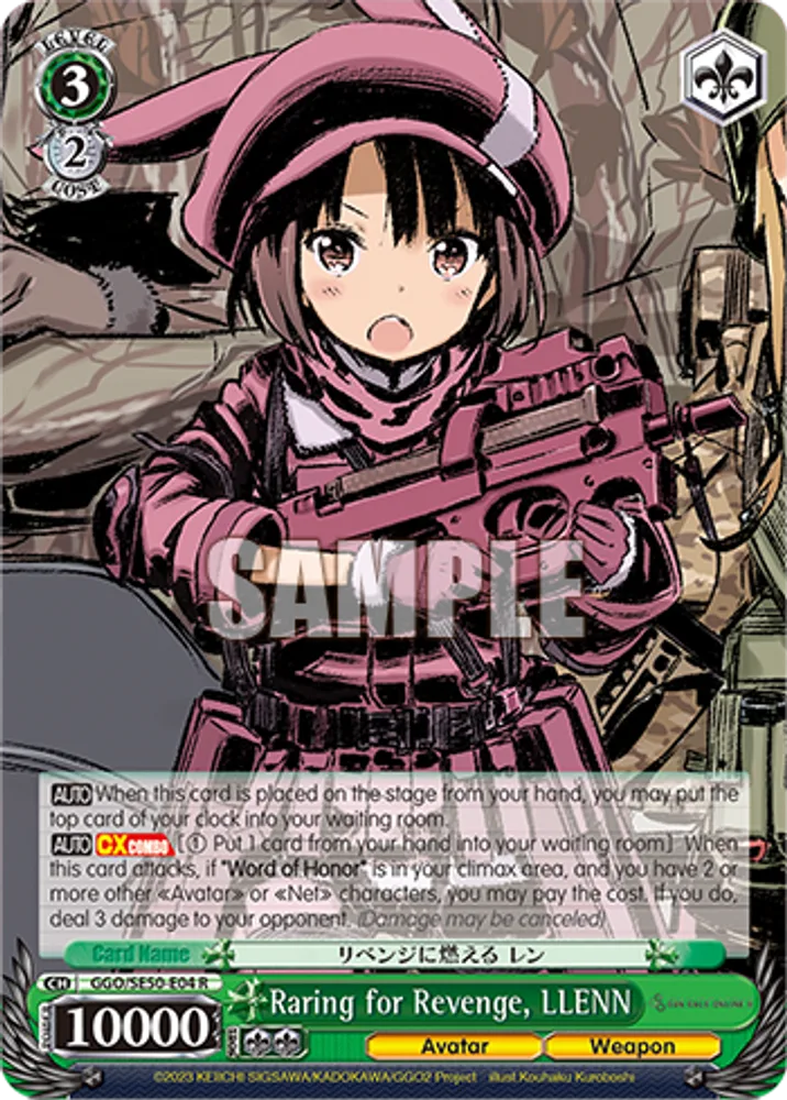 Raring for Revenge, LLENN