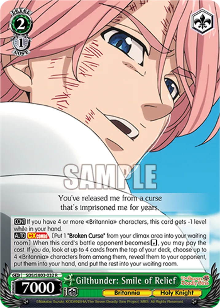 Gilthunder: Smile of Relief