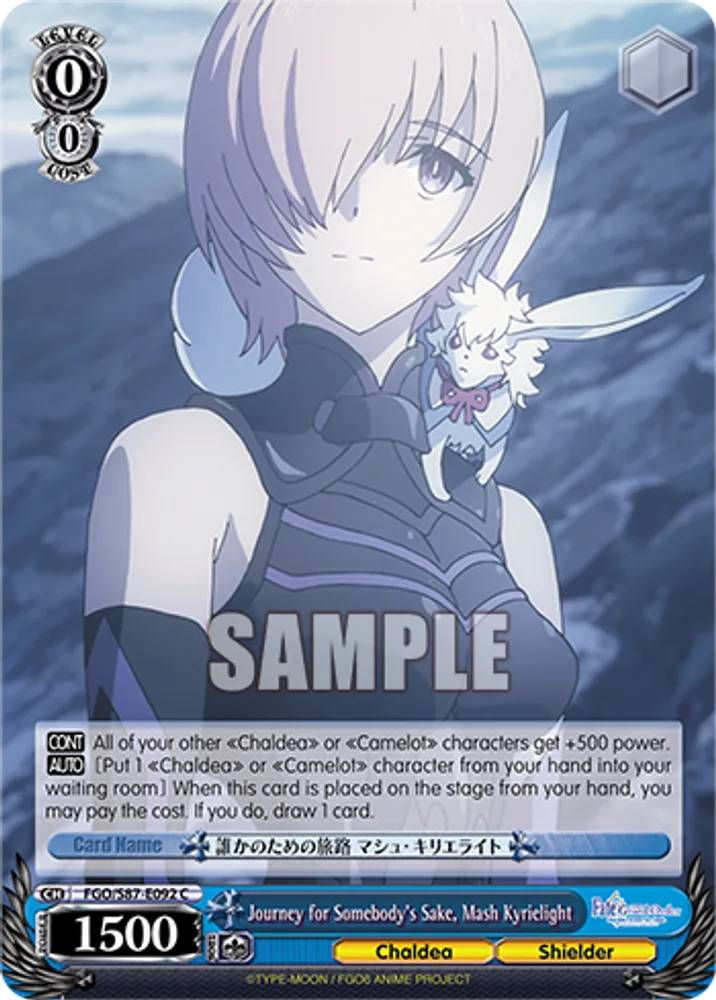 Journey for Somebody's Sake, Mash Kyrielight