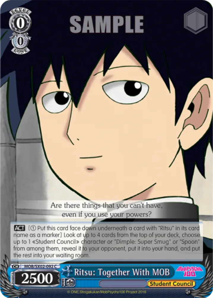 Ritsu: Together With MOB