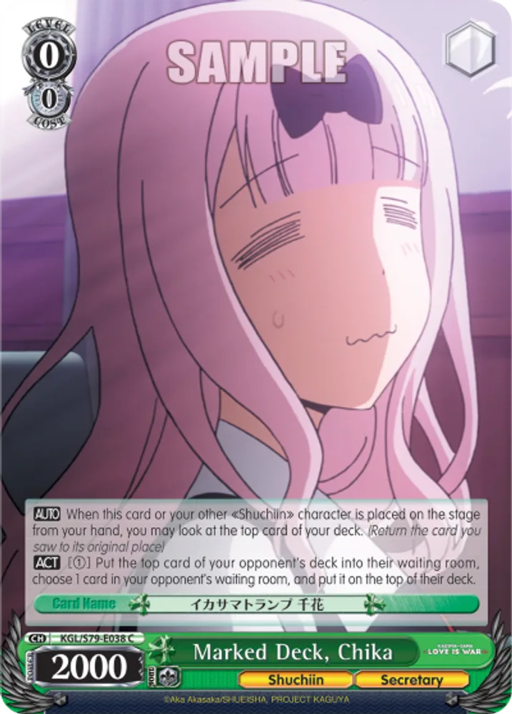 Marked Deck, Chika