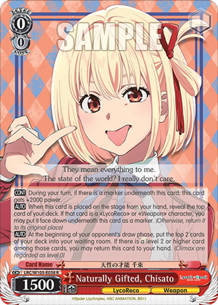 Naturally Gifted, Chisato
