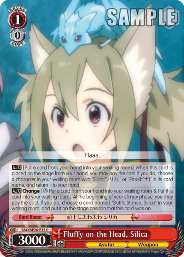 Fluffy on the Head, Silica