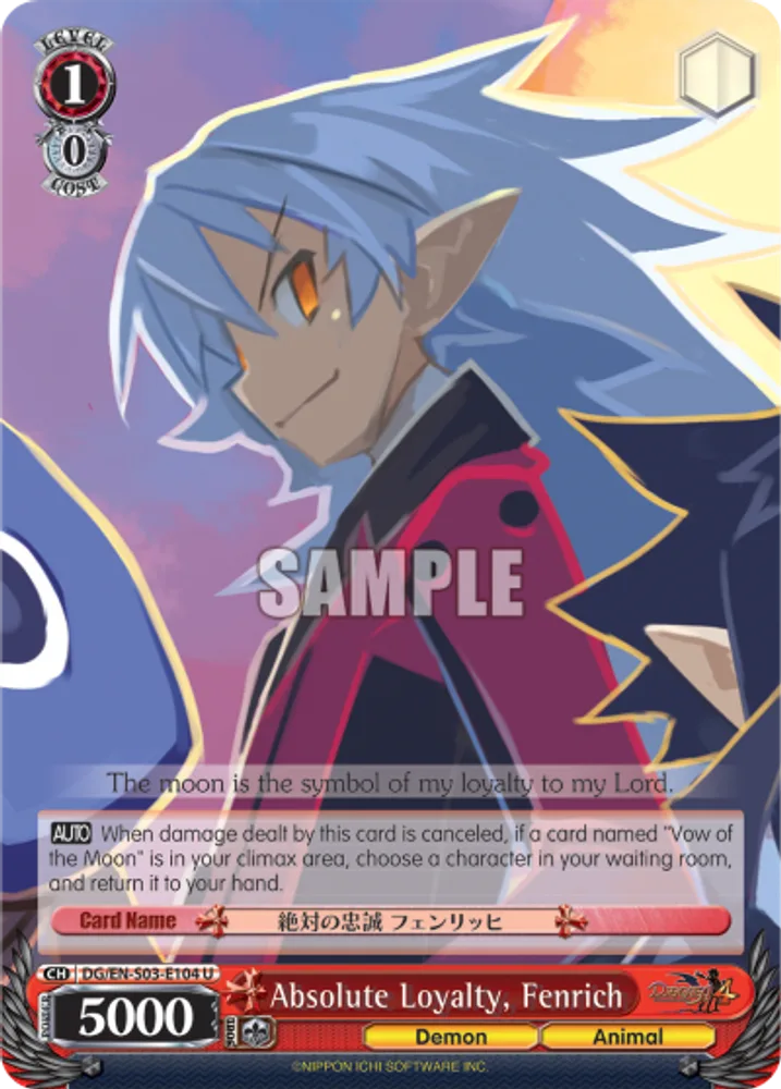 Absolute Loyalty, Fenrich