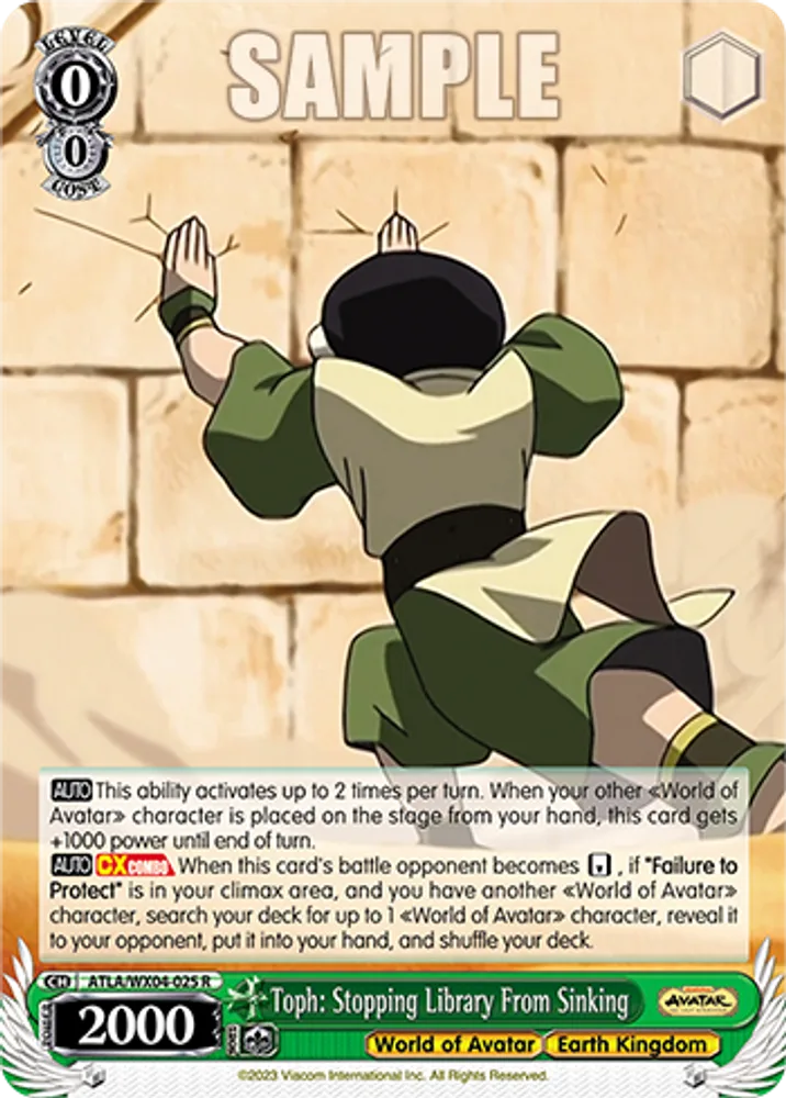 Toph: Stopping Library From Sinking