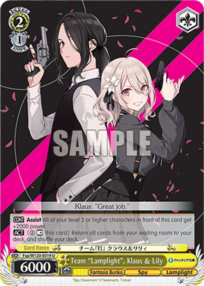 Team "Lamplight", Klaus & Lily