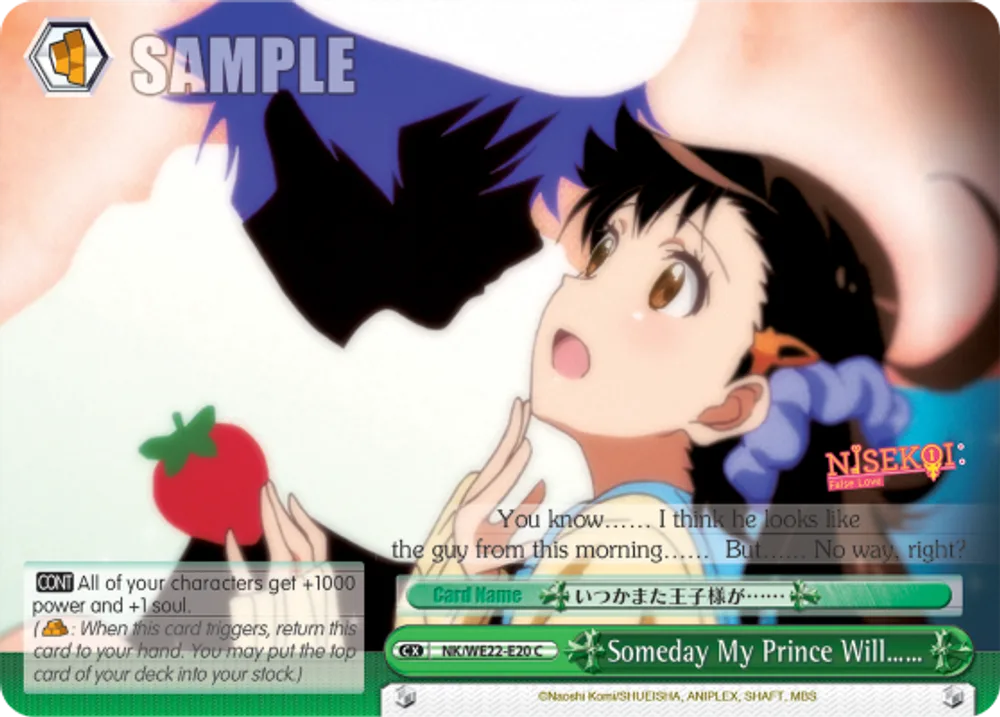 Someday My Prince Will……