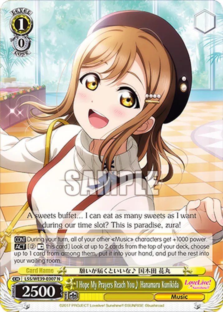 I Hope My Prayers Reach You♪ Hanamaru Kunikida