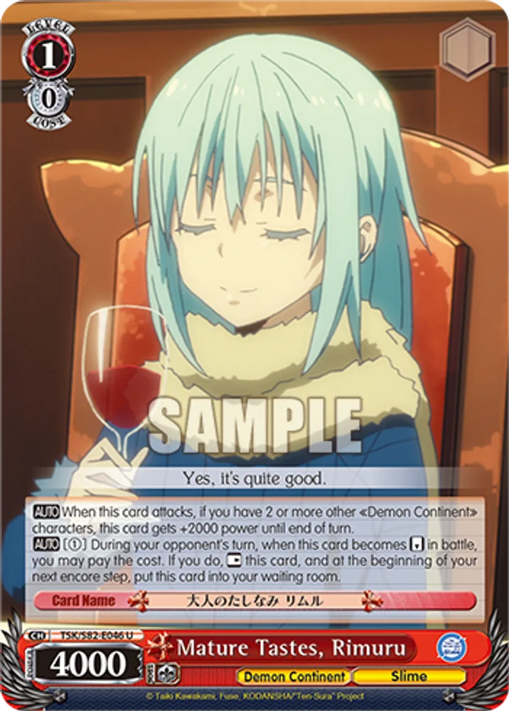Mature Tastes, Rimuru