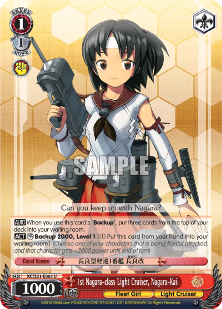 1st Nagara-class Light Cruiser, Nagara-Kai