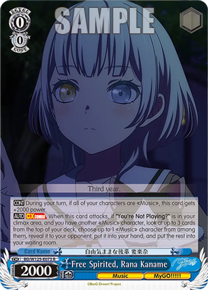 Free Spirited, Rana Kaname