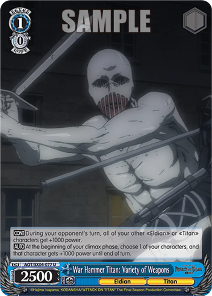War Hammer Titan: Variety of Weapons