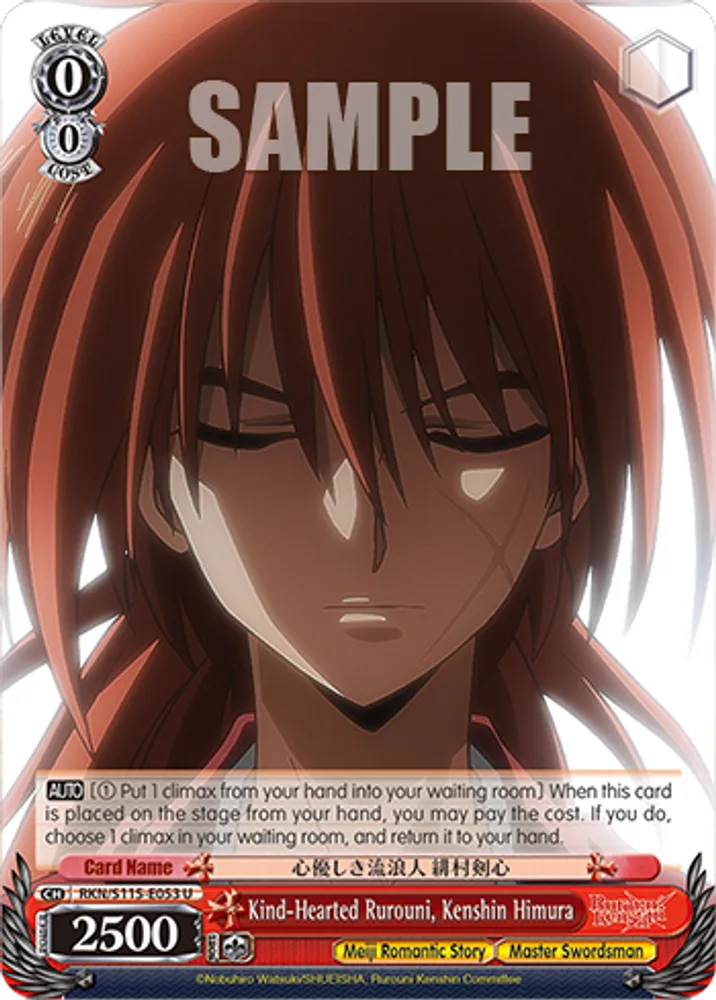 Kind-Hearted Rurouni, Kenshin Himura