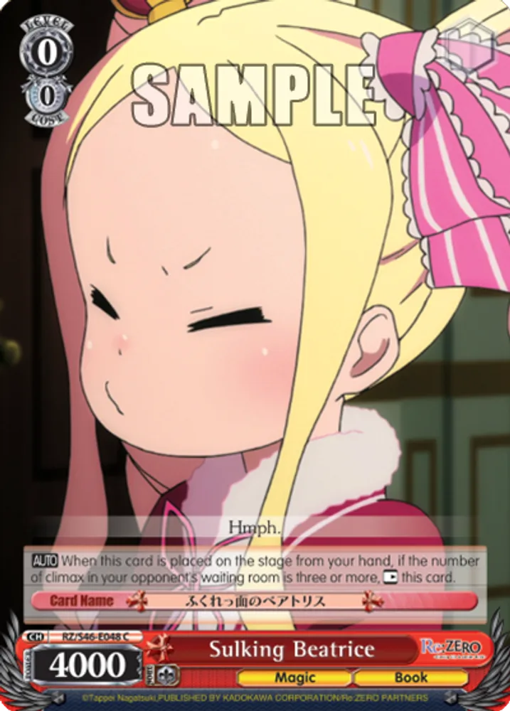 Sulking Beatrice