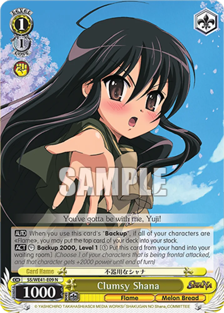 Clumsy Shana