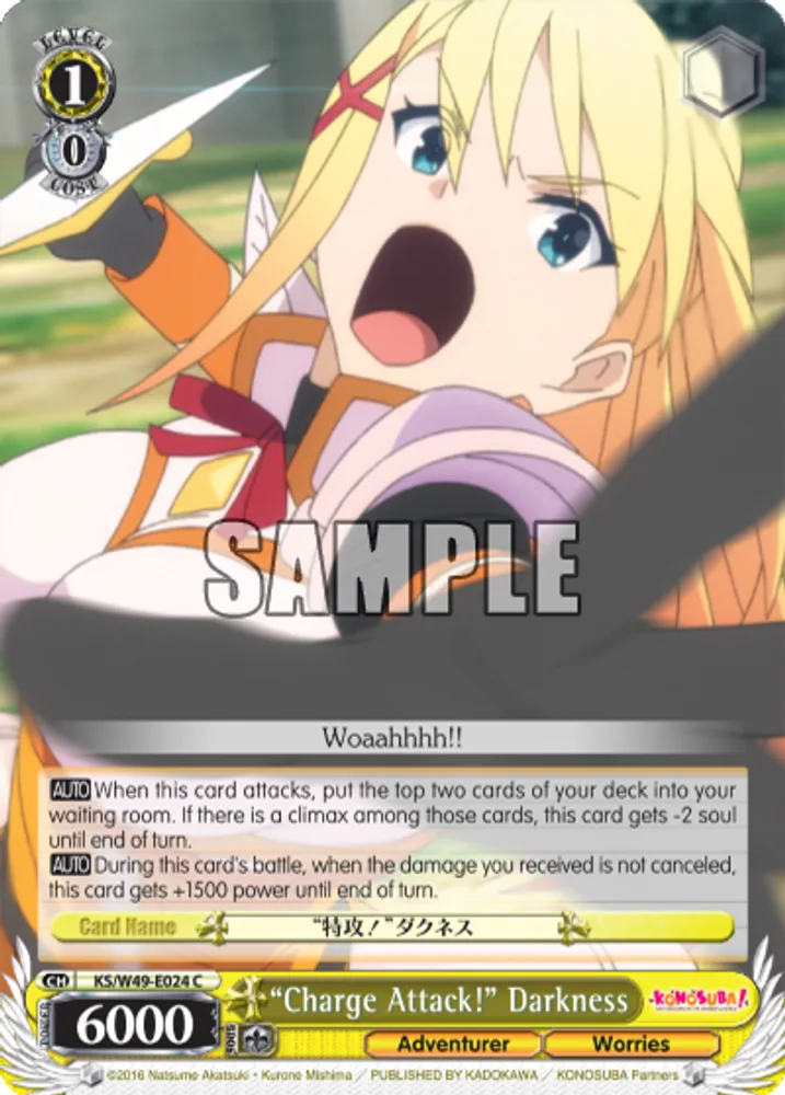 “Charge Attack!” Darkness