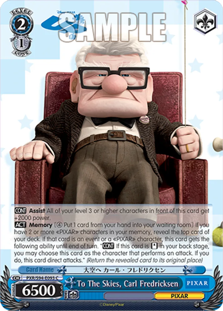 To The Skies, Carl Fredricksen