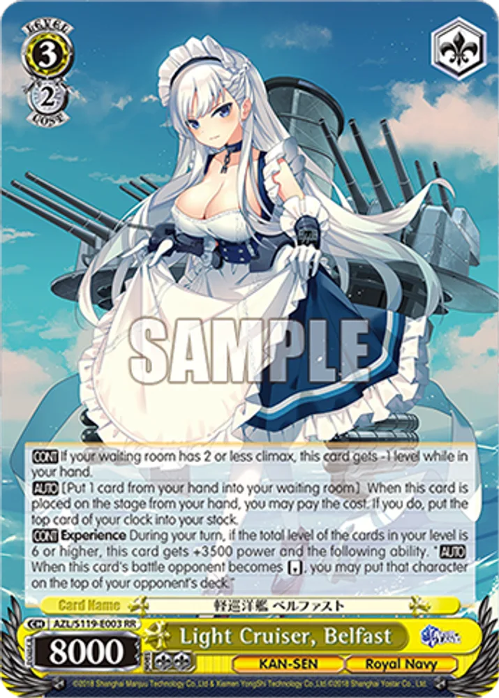 Light Cruiser, Belfast