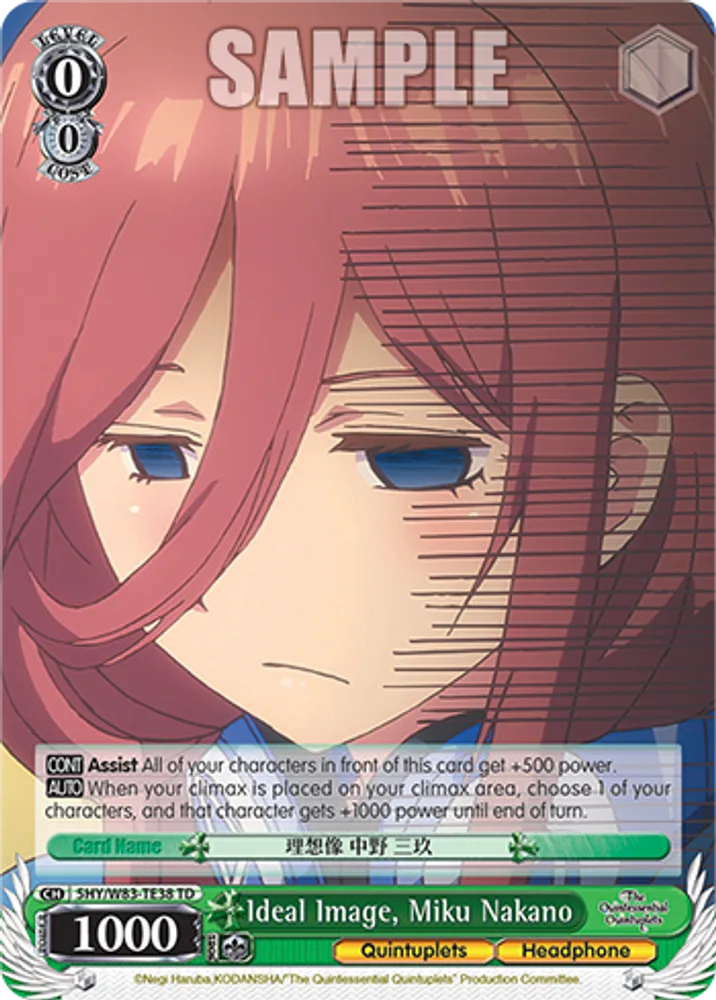 Ideal Image, Miku Nakano
