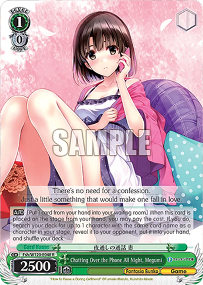 Chatting Over the Phone All Night, Megumi