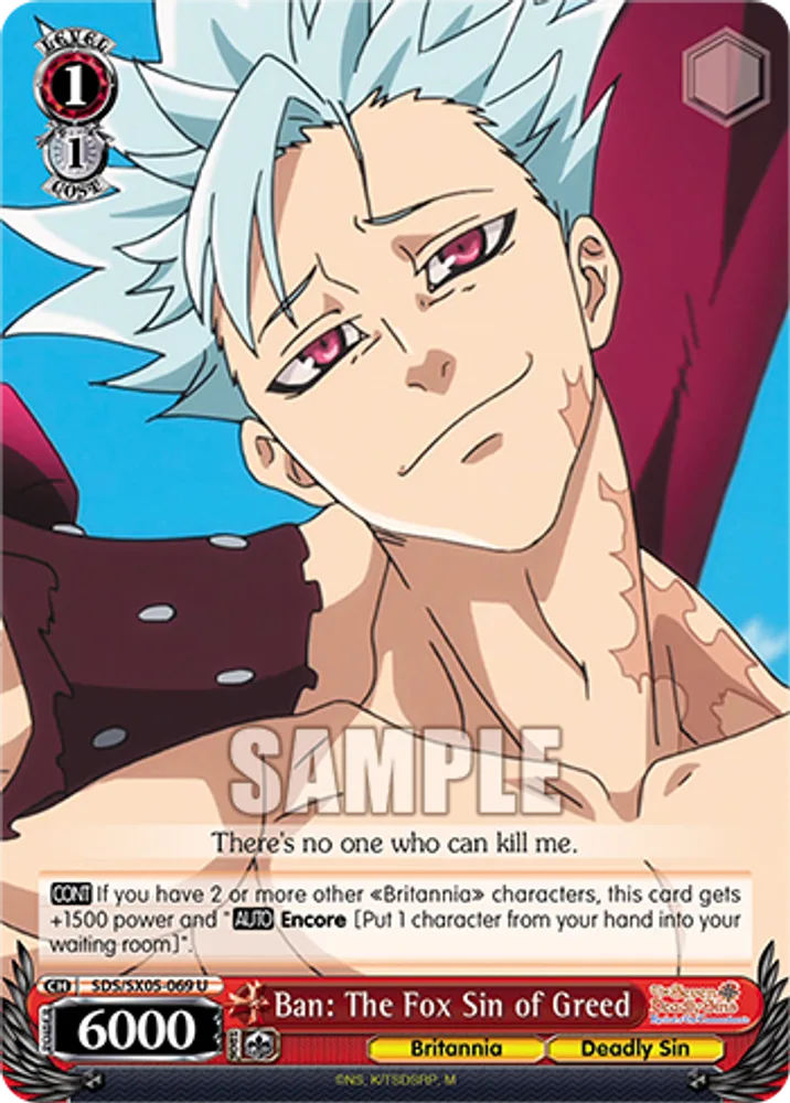 Ban: The Fox Sin of Greed