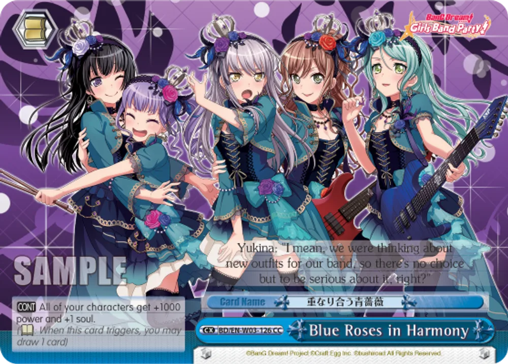 Blue Roses in Harmony