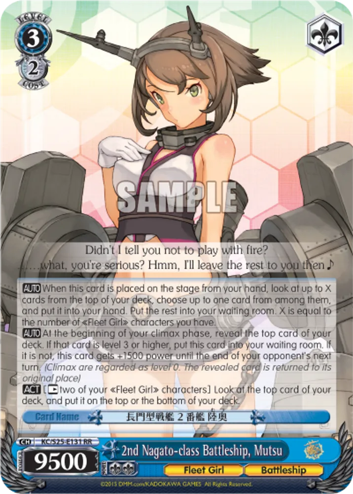 2nd Nagato-class Battleship, Mutsu