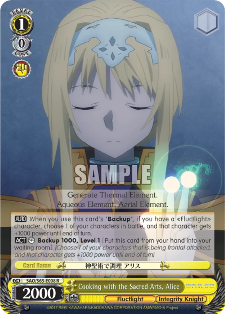 Cooking with the Sacred Arts, Alice