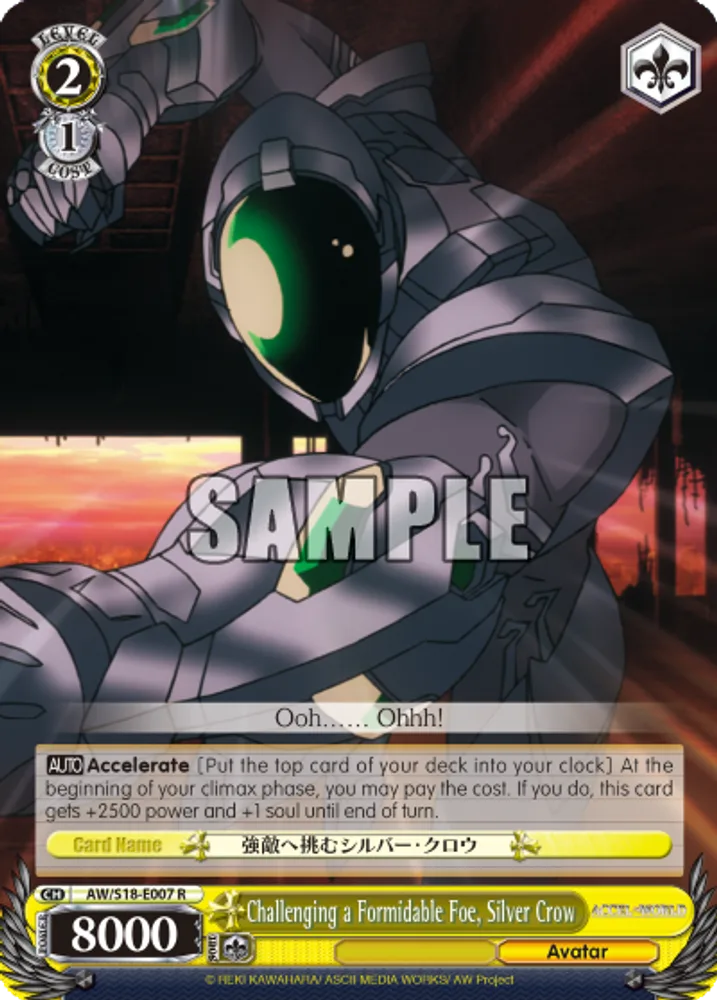 Challenging a Formidable Foe, Silver Crow
