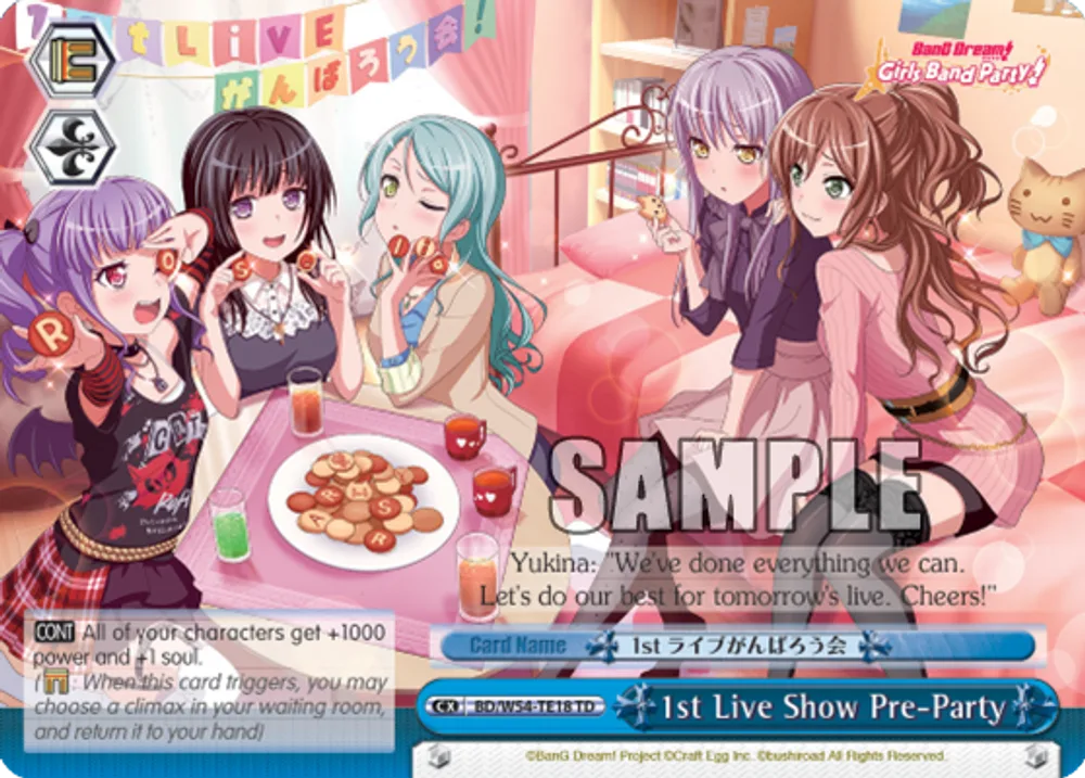 1st Live Show Pre-Party