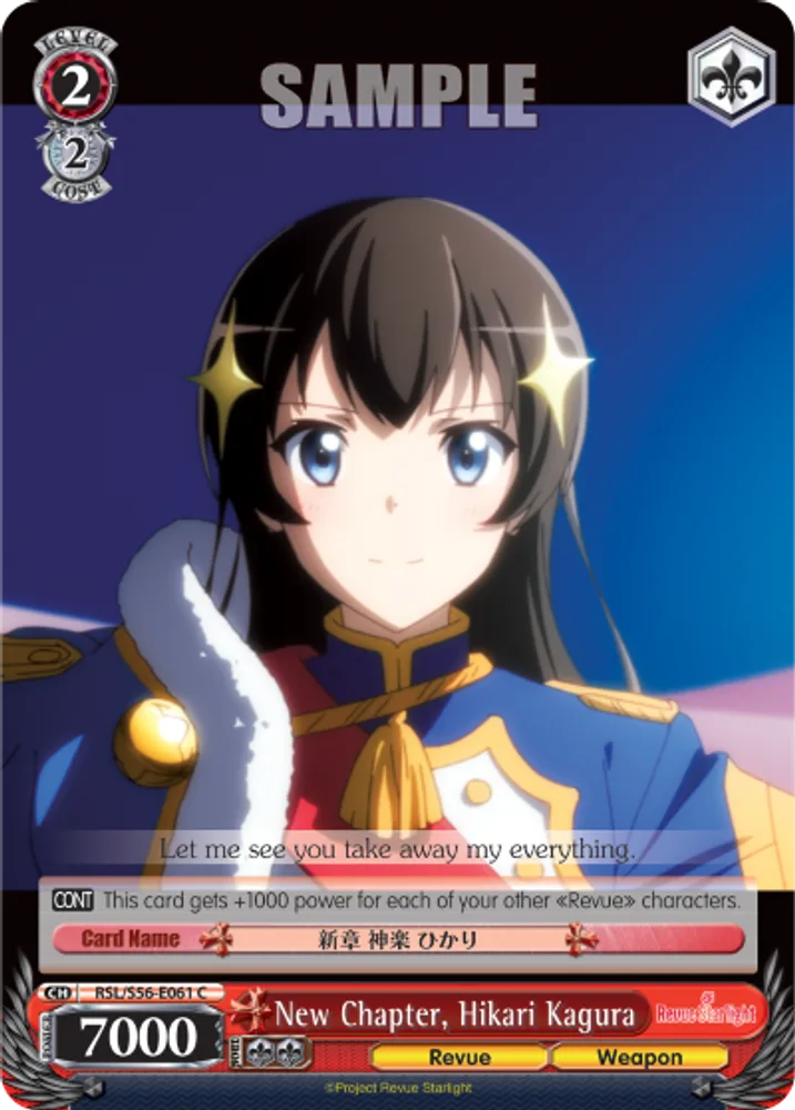 New Chapter, Hikari Kagura