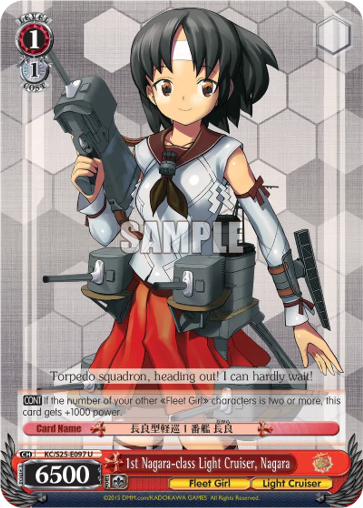 1st Nagara-class Light Cruiser, Nagara