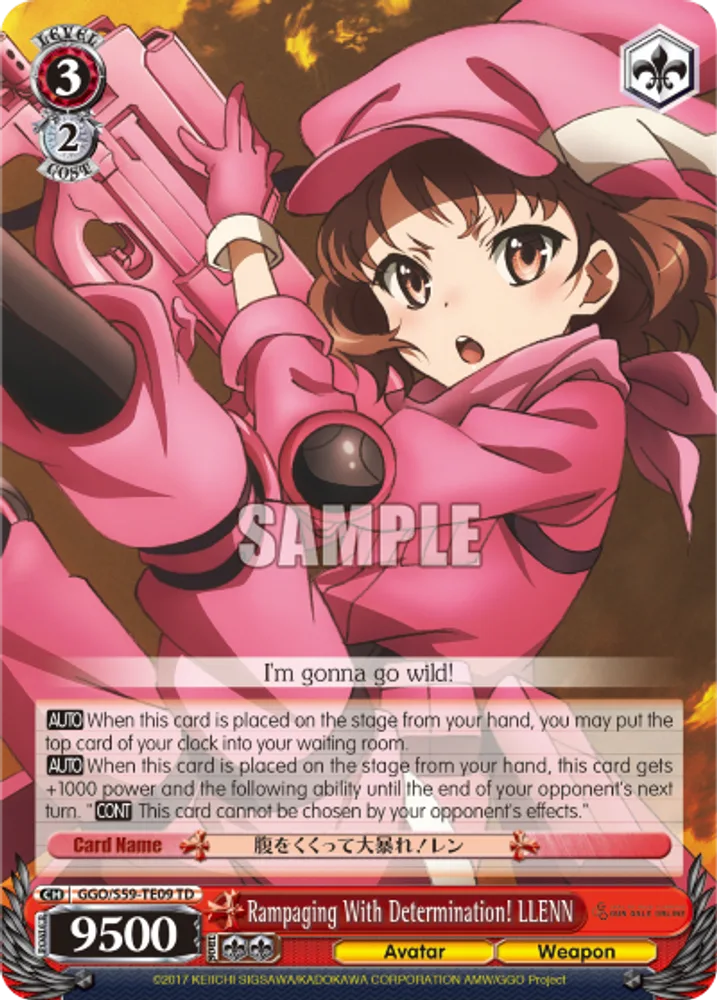 Rampaging With Determination! LLENN