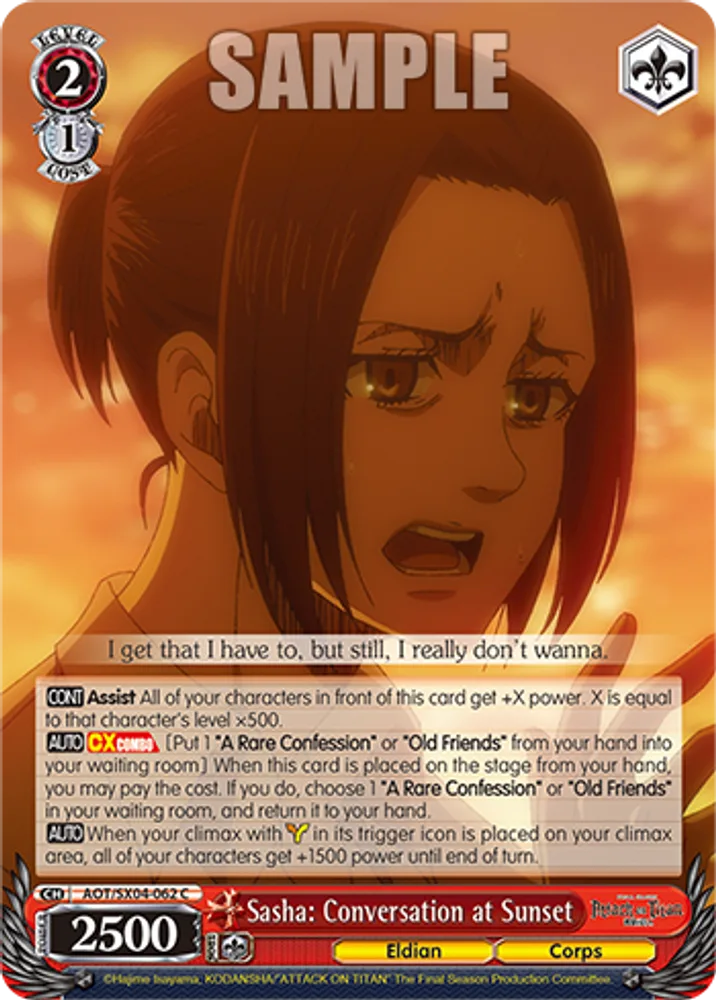 Sasha: Conversation at Sunset
