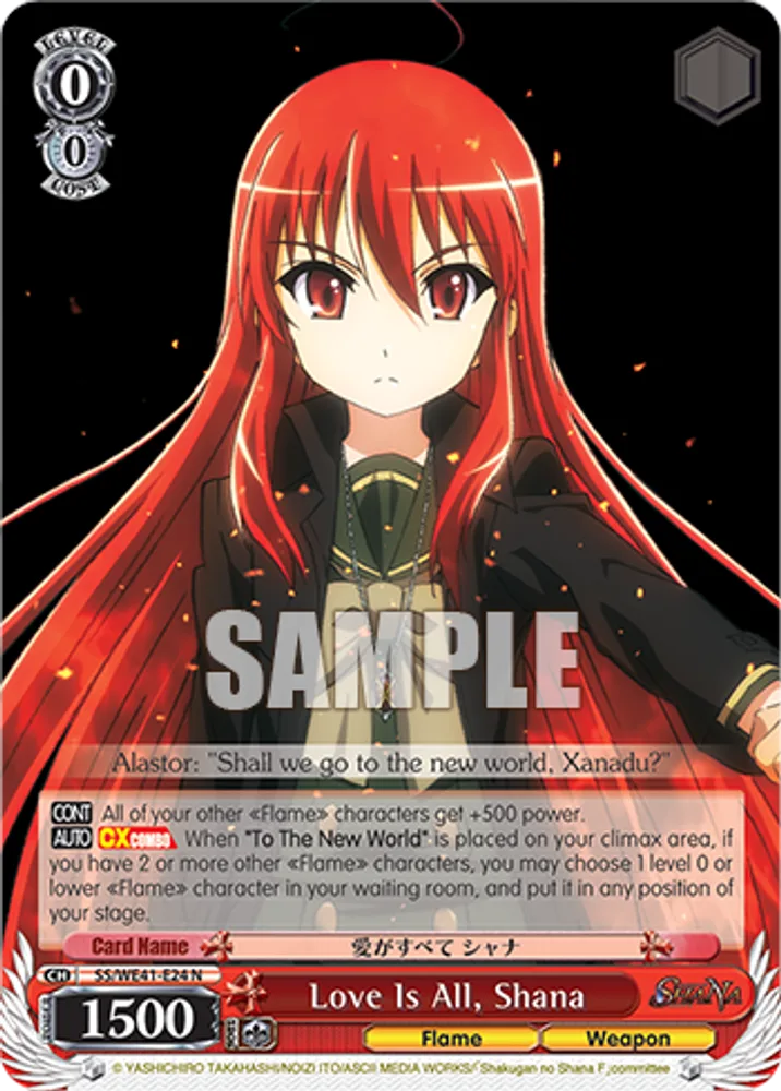 Love Is All, Shana
