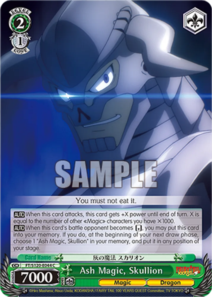 Ash Magic, Skullion