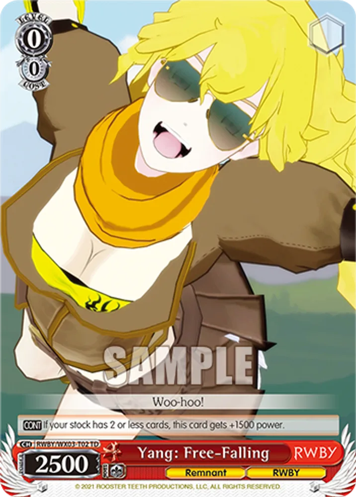 Yang: Free-Falling