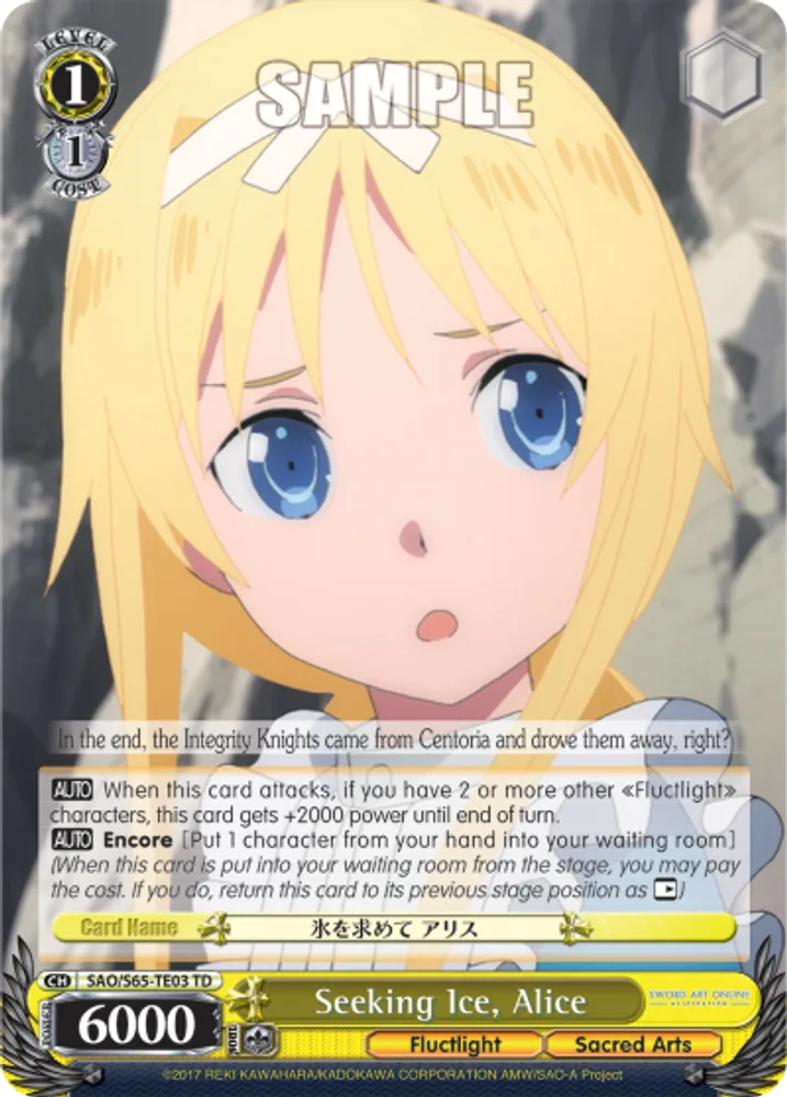 Seeking Ice, Alice