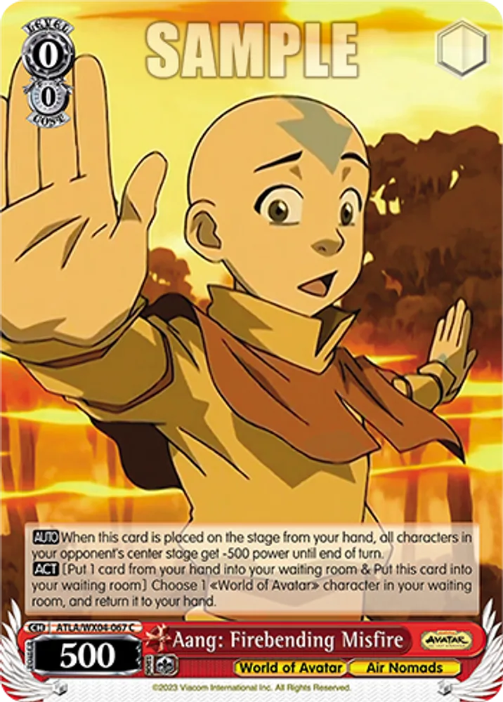 Aang: Firebending Misfire