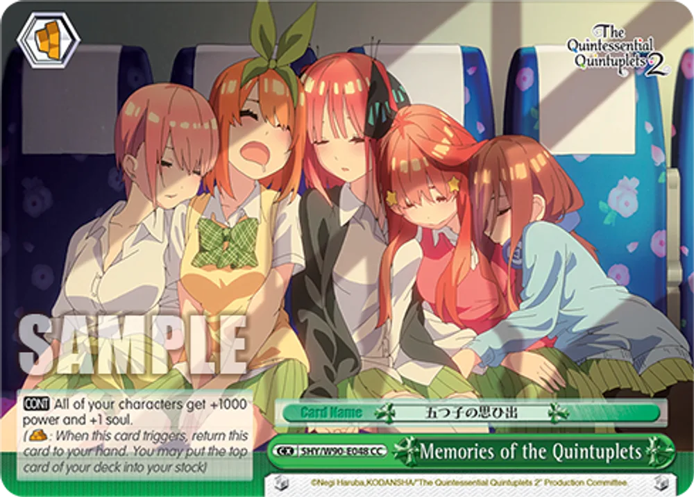 Memories of the Quintuplets