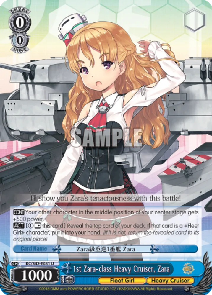 1st Zara-class Heavy Cruiser, Zara
