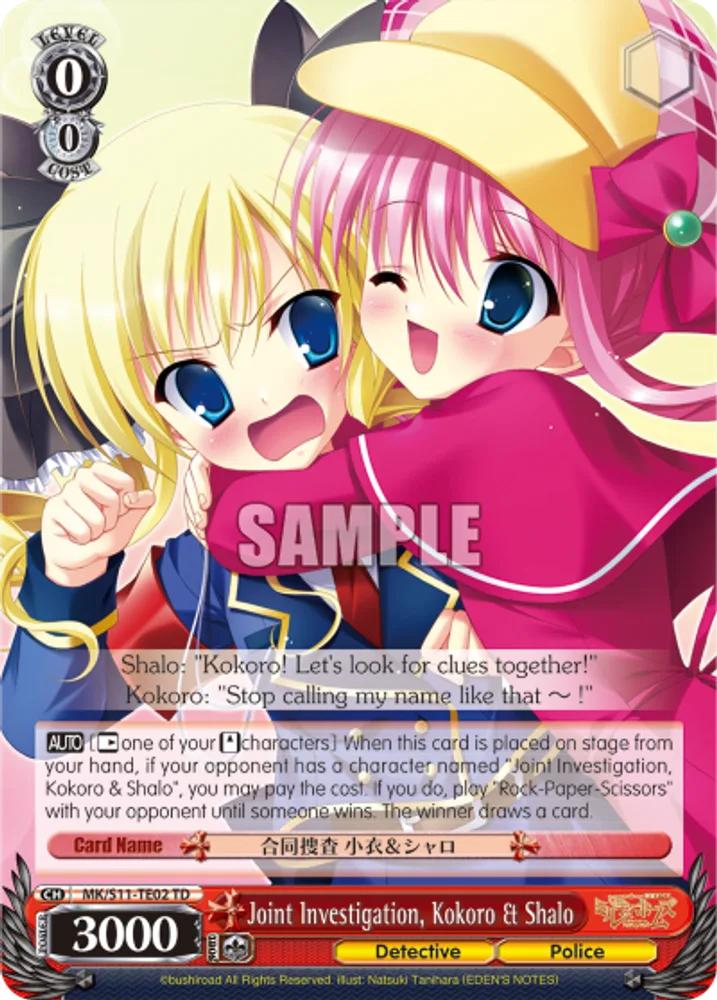 Joint Investigation, Kokoro & Shalo