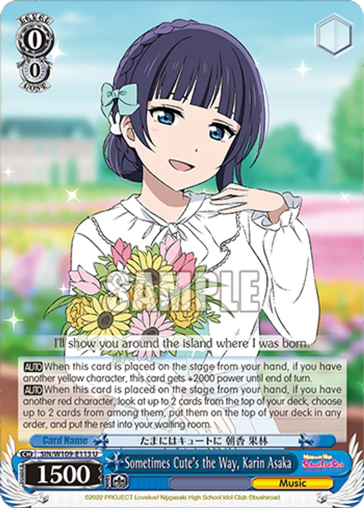 Sometimes Cute's the Way, Karin Asaka