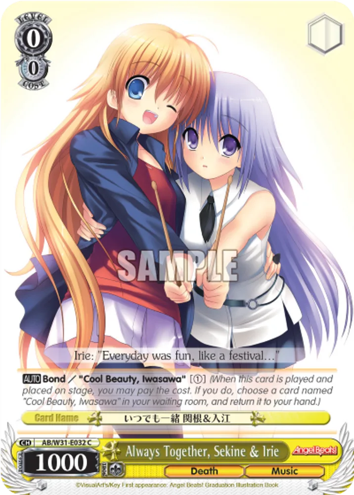 Always Together, Sekine & Irie