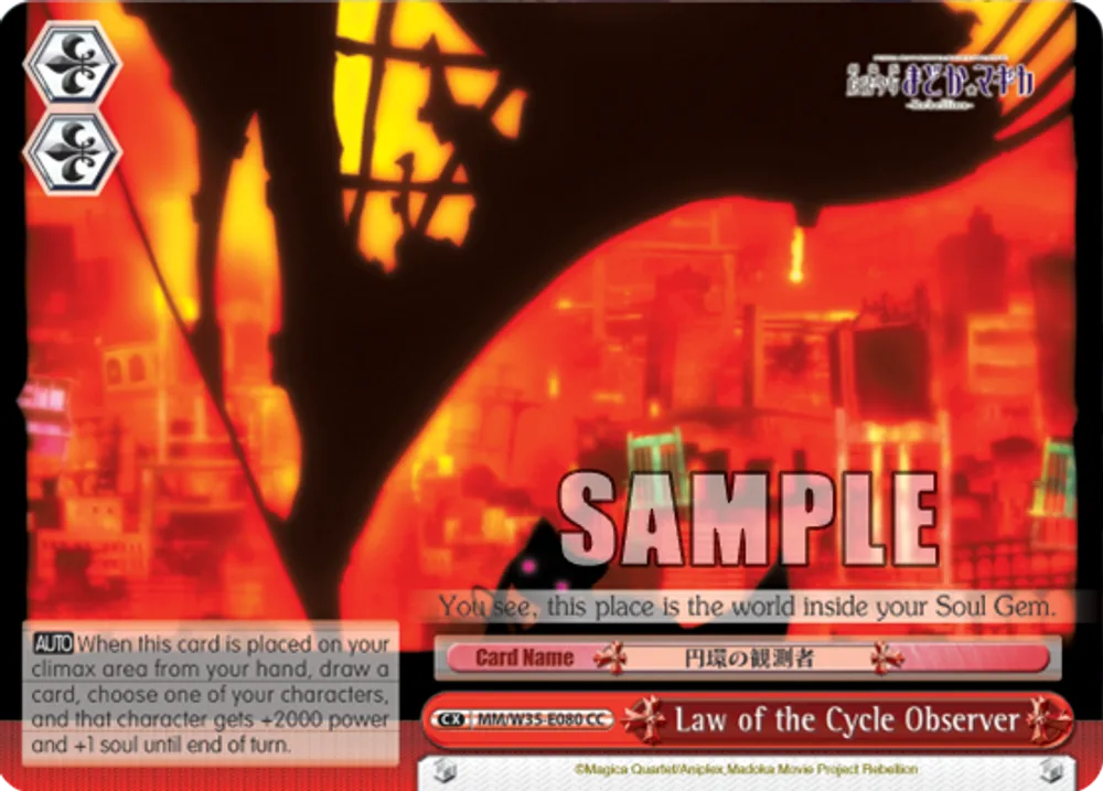 Law of the Cycle Observer